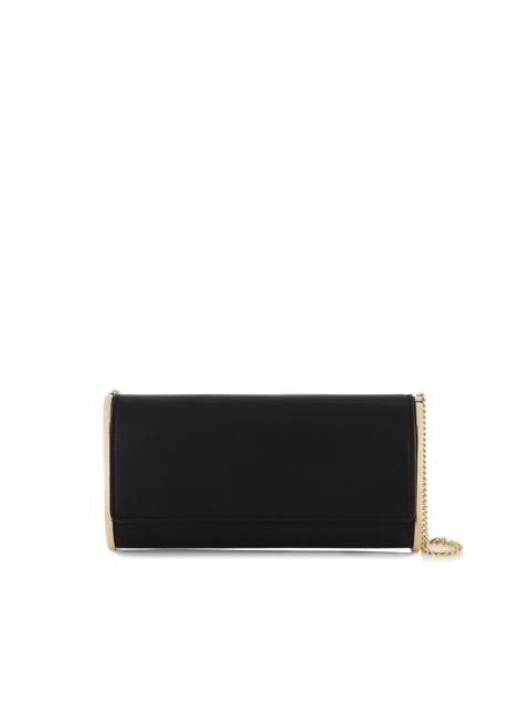 AQUAZZURA metallic-plaque chain shoulder bag