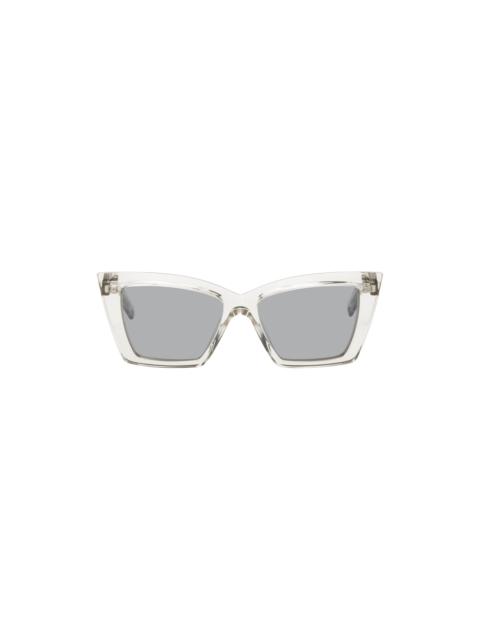 SAINT LAURENT Off-White SL 665 Sunglasses