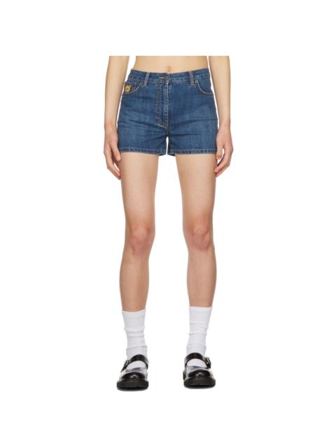 Moschino Blue Teddy Bear Shorts