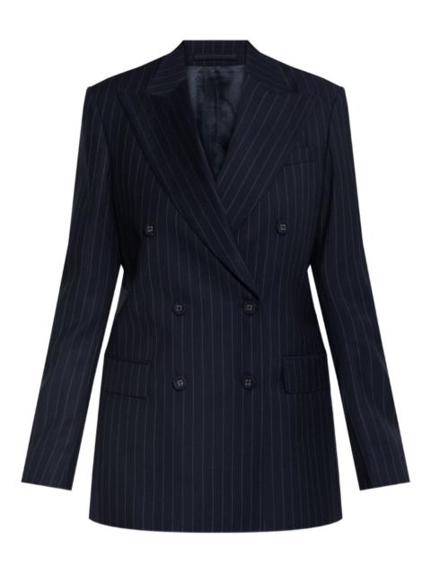 OFFICINE GÉNÉRALE pinstripe double-breasted jacket