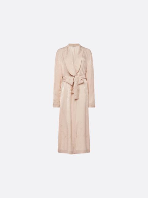 Alessandra Rich SILK JACQUARD ROBE