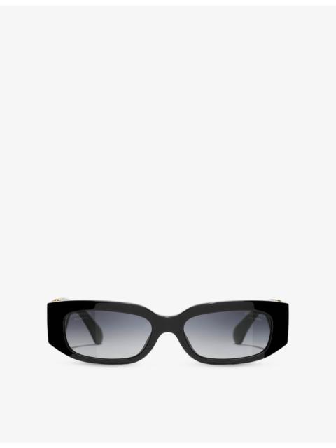 CHANEL Oval Sunglasses