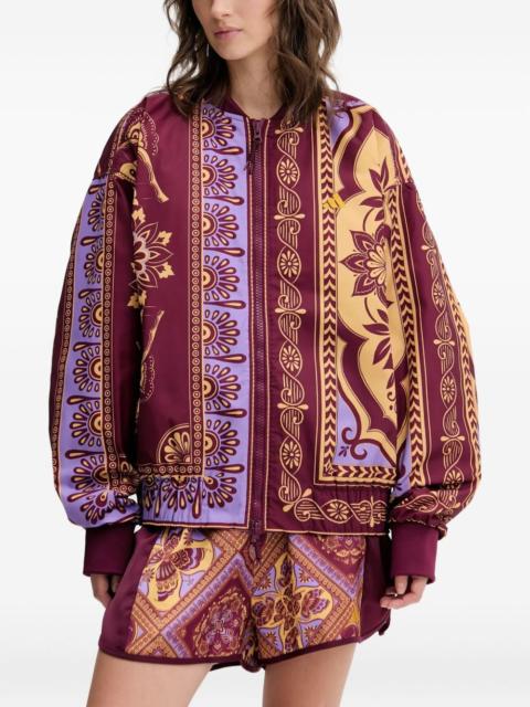 adidas patterned bomber jacket