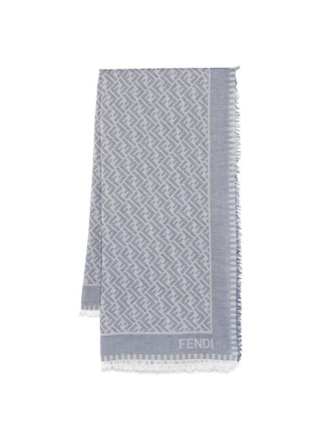 FENDI FF-motif cotton scarf