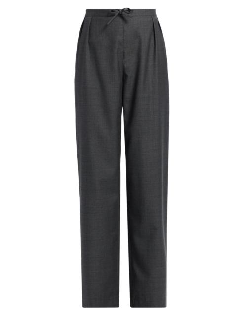 Loulou de Saison Women's Cove Pleated-Front Wide Leg Pants - Anthracite Melange