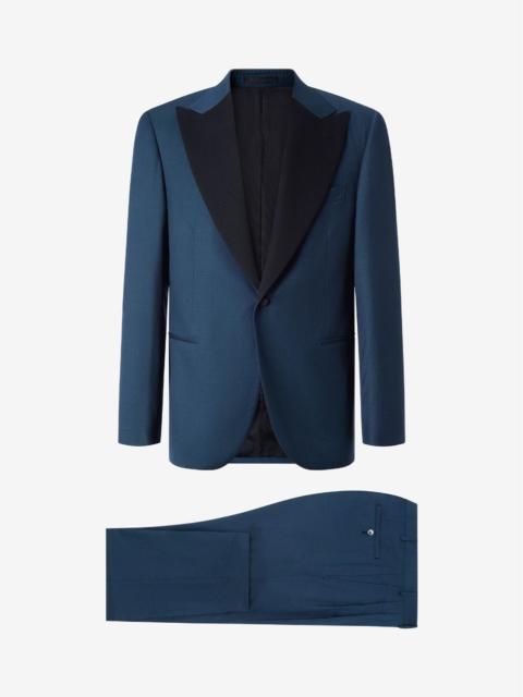 CORNELIANI Sage green pure wool tuxedo