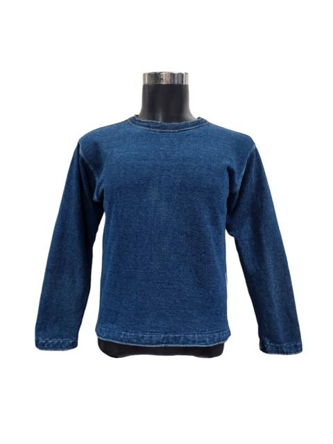 Other Designers 45RPM Crewneck Indigo Sweater