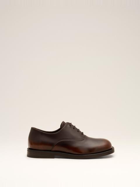 AMI Paris BROWN COW LEATHER OXFORD SHOES