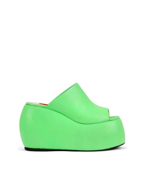 SIMONMILLER Bubble 100mm wedge sandals