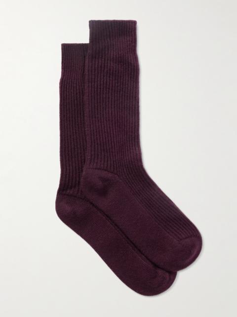 LISA YANG Zera Ribbed Cashmere Socks
