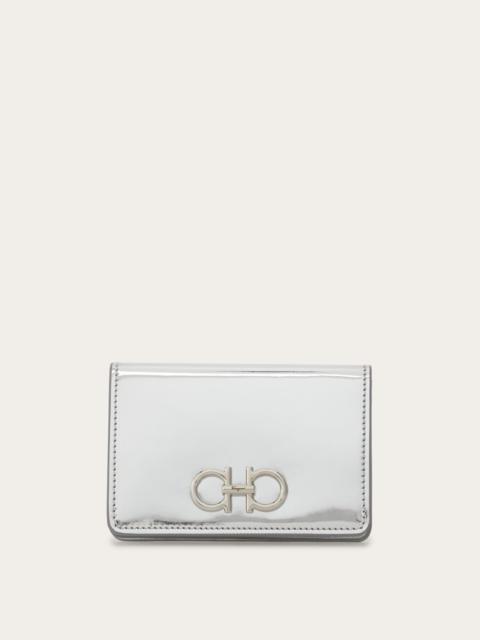 FERRAGAMO Gancini credit card holder