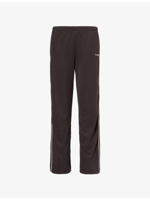 Sporty & Rich Serif Logo Retro Woven Jogging Bottoms