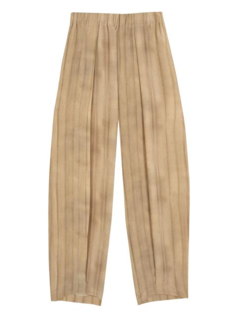 cortana Fedra pleated print trousers