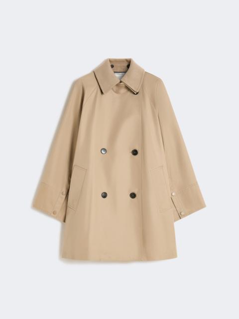 WEEKEND Max Mara Water-repellent padded gabardine trench coat - HAZELNUT BROWN