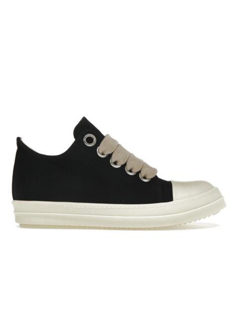 Rick Owens DRKSHDW Canvas Low Top Black Milk