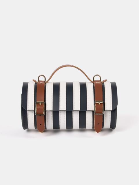 Cambridge Satchel The Micro-Wide Bowls Bag - Navy, Brilliant White & Bay