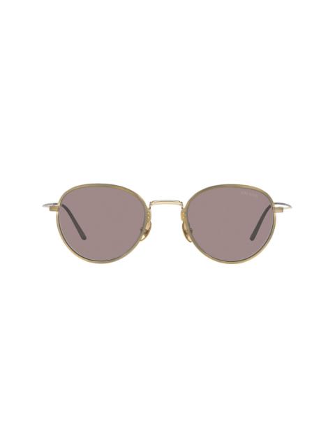 frameless round-frame sunglasses
