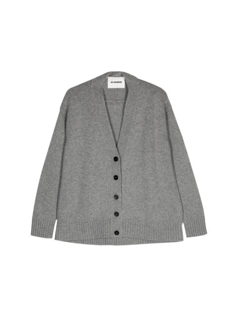 V-neck cashmere blend cardigan