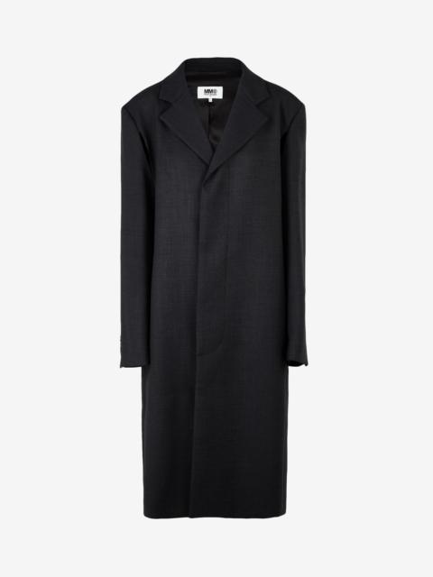 MM6 Maison Margiela Techno wool coat