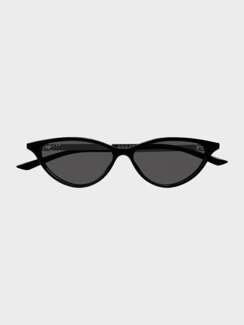 GUCCI Generation Interlocking G 54MM Cat-Eye Sunglasses
