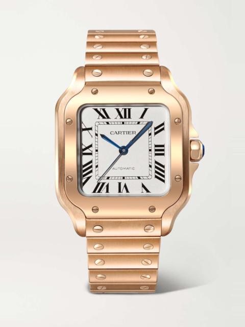 Cartier Santos de Cartier Automatic 35mm medium 18-karat rose gold watch