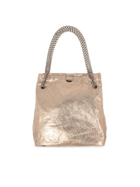 Crush metallic tote bag