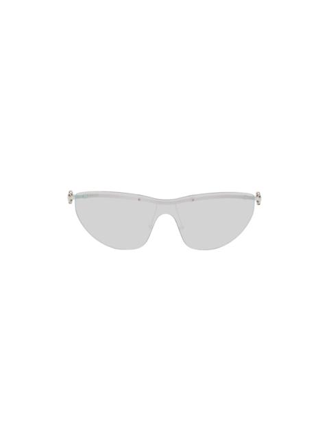 GUCCI Silver Rimless Sunglasses