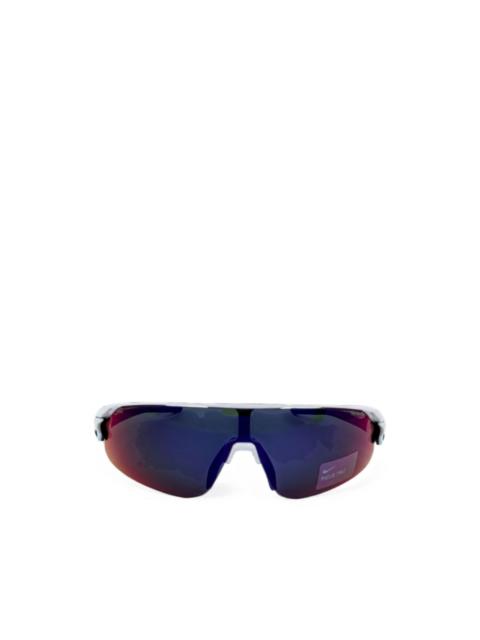 Nike Flyfree Shield Team logo-print sunglasses