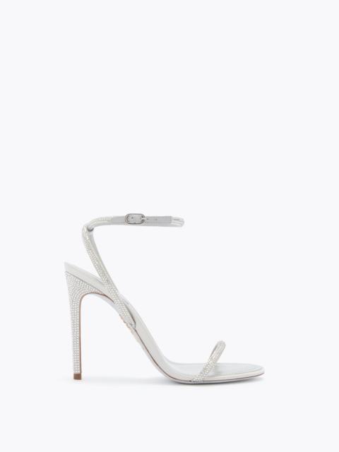 RENE CAOVILLA ELLABRITA SILVER SANDAL 105