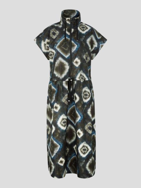 BOGNER GLORIA MAXI DRESS IN BROWN/BLUE