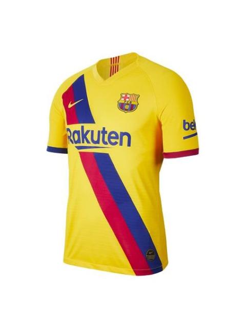 Nike Nike 2019/20 Season Barcelona Vapor Away Player Edition Soccer/Football tournament Yellow AJ5256-728