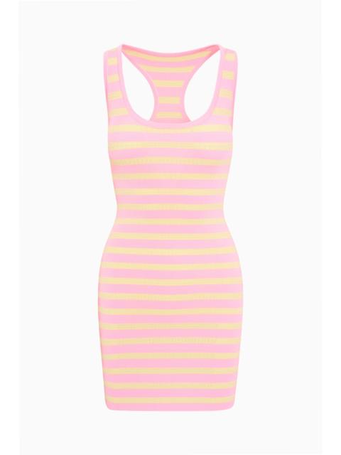 LoveShackFancy Gayle Striped Knit Tank Dress