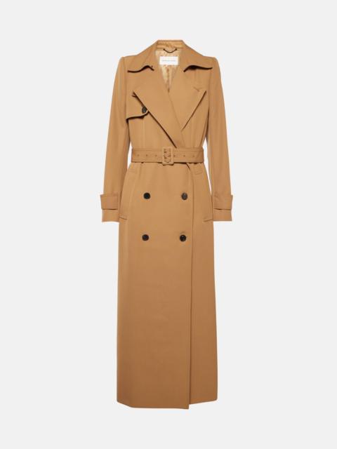 Dries Van Noten Wool-blend gabardine trench coat