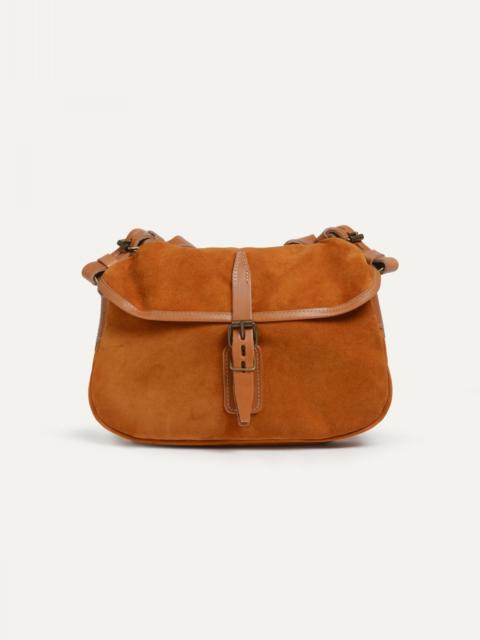 Bleu de Chauffe MUSETTE XS FISHERMAN'S BAG / SUEDE - OCHER