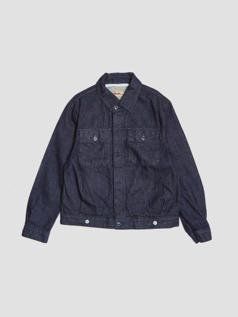 Nigel Cabourn Short Jacket Denim in Indigo