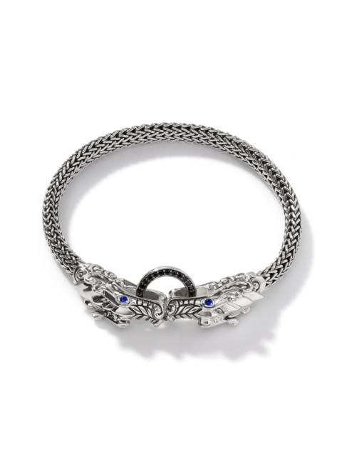 JOHN HARDY Naga Bracelet, Sterling Silver, Pavé, 5MM