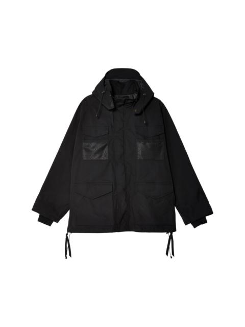 hooded long-sleeve jacket