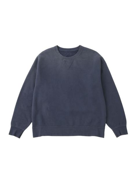 visvim JUMBO SB SWEAT L/S DMGD NAVY