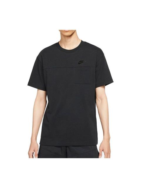 Men's Nike Sports Round Neck Breathable Casual Short Sleeve Black T-Shirt DD4743-010