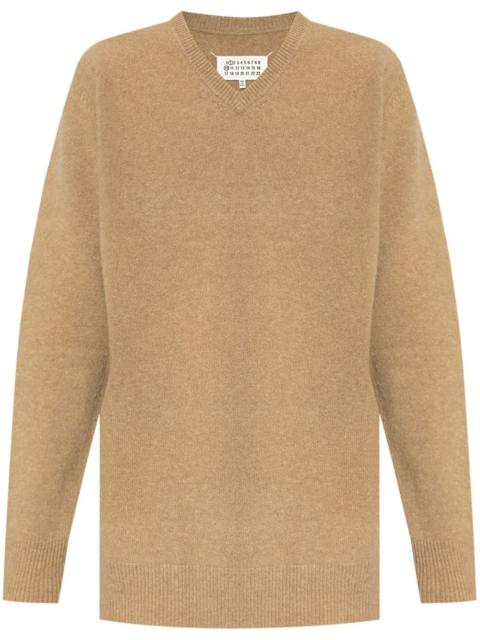 Maison Margiela V-neck wool jumper