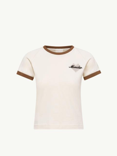 Moncler Heart Logo Cotton T-Shirt