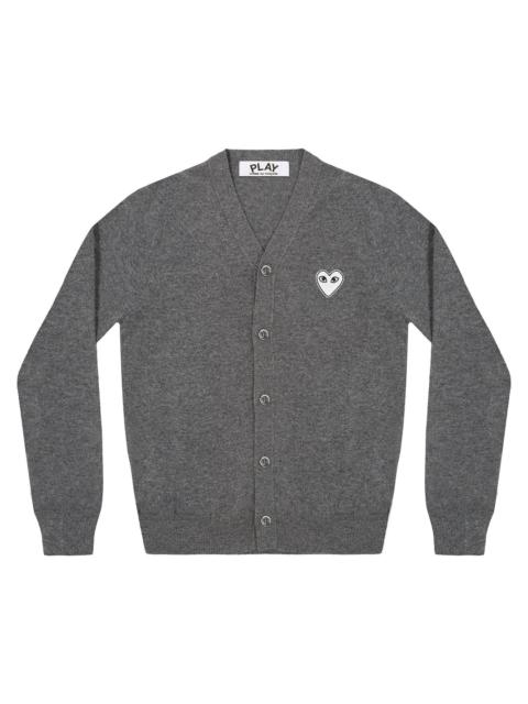 Comme des Garçons PLAY White Emblem Cardigan Men