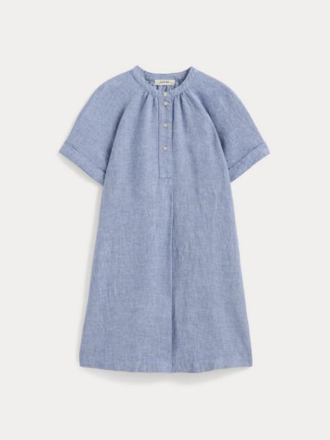 EVERLANE THE POPOVER DRESS IN LINEN