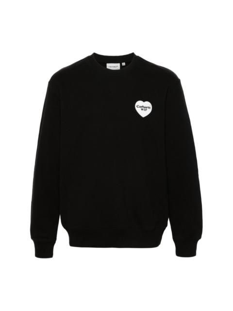 Heart Bandana logo-print sweatshirt
