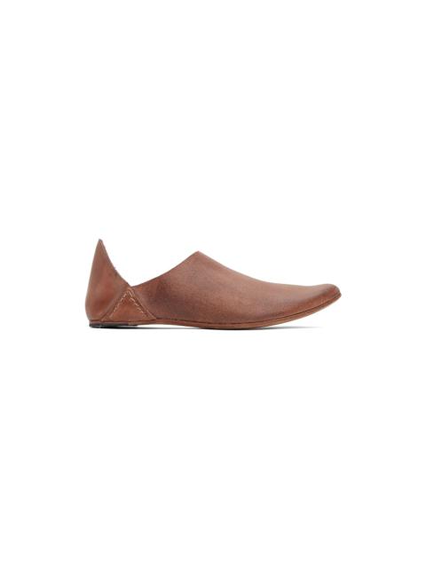 Boris Bidjan Saberi Brown 'Slipper 1' Slippers