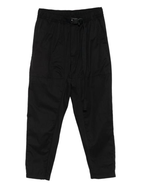 thom/krom belted tapered trousers