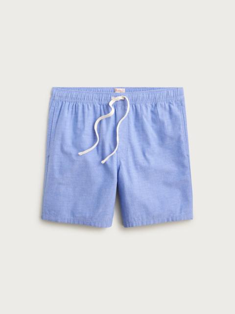 J.CREW 7'' lounge short in Broken-in oxford cloth