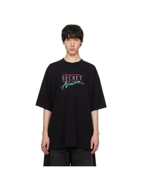 Black 'Secret Admirer' T-Shirt