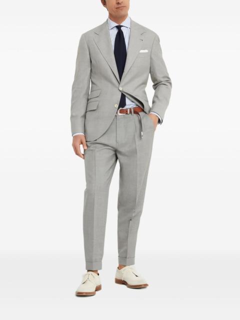 Brunello Cucinelli single-breasted wool suit