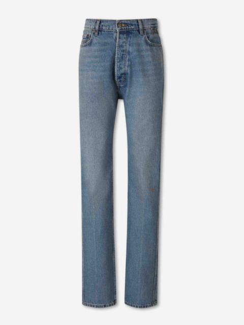 Rhude STRAIGHT LEG COTTON JEANS